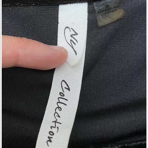 Women's NY Collection Women's Velvet Top Small - Picture 6 of 10